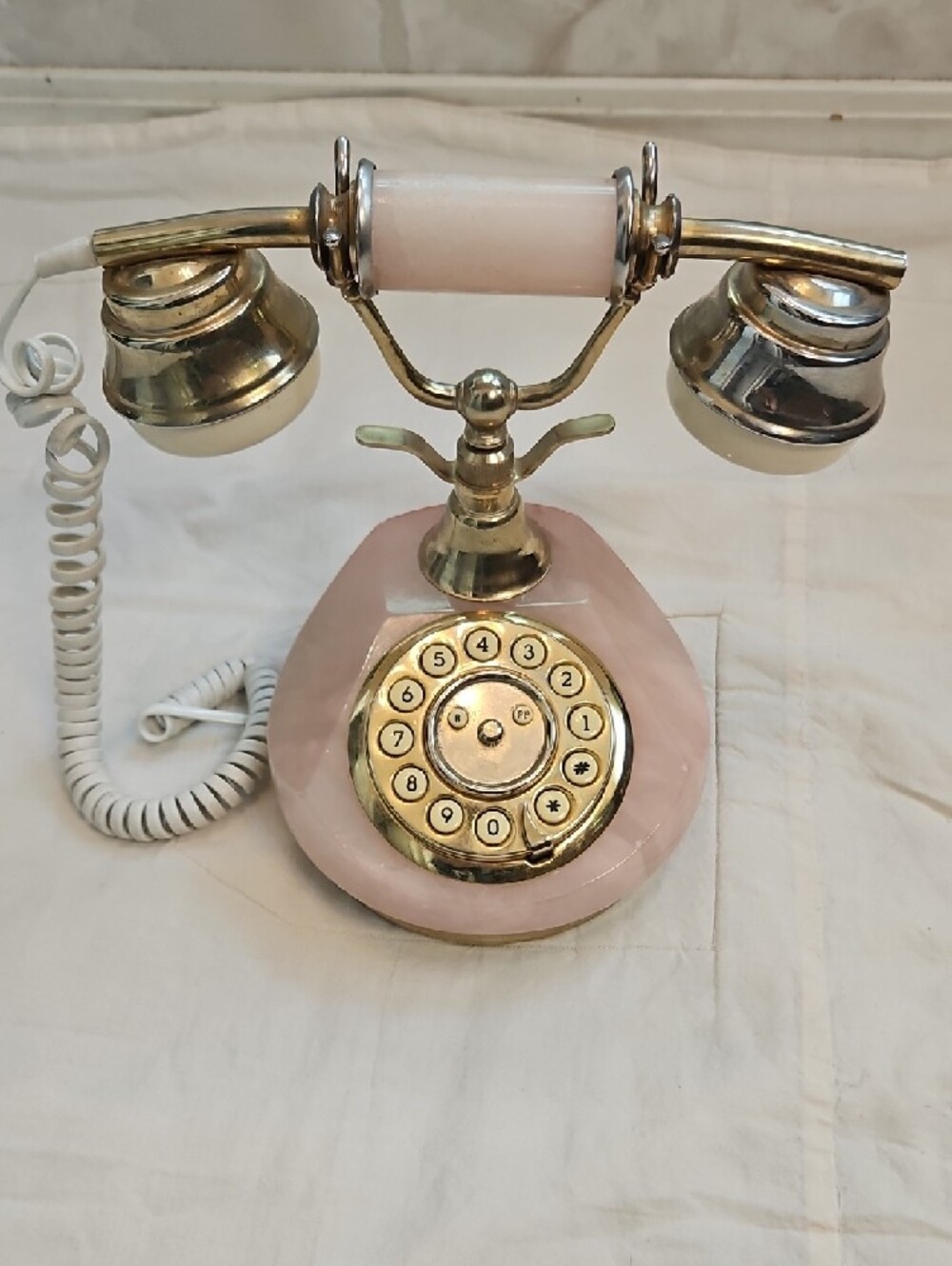 Horchow Black and Gold Decorative Telephone Base - Picture 7 of 7